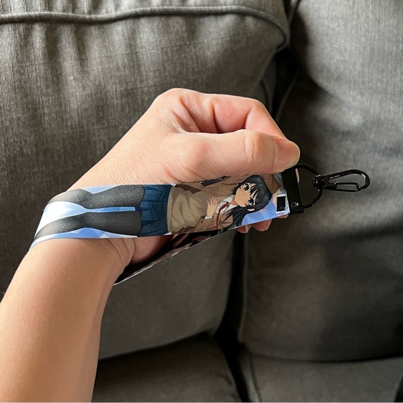 Handmade Anime Mai Sakurajima Rascal Does Not Dream Wristlet Lanyard Keychain - Picture 6 of 10